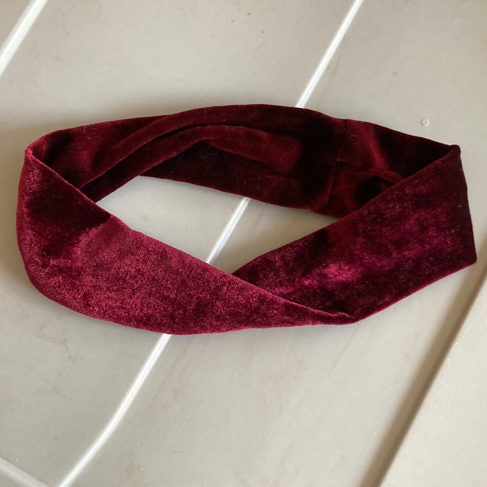 Velvet head band